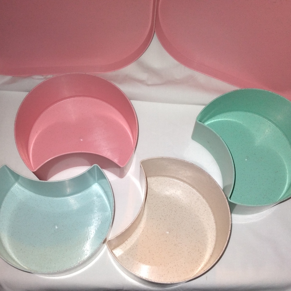 Pink Divided Serving Box - Picture 13 of 14